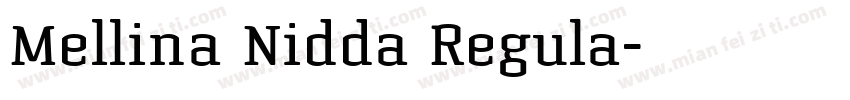 Mellina Nidda Regula字体转换